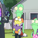Solar Opposite’s central family of plant-based aliens who’ve just moved to Earth.